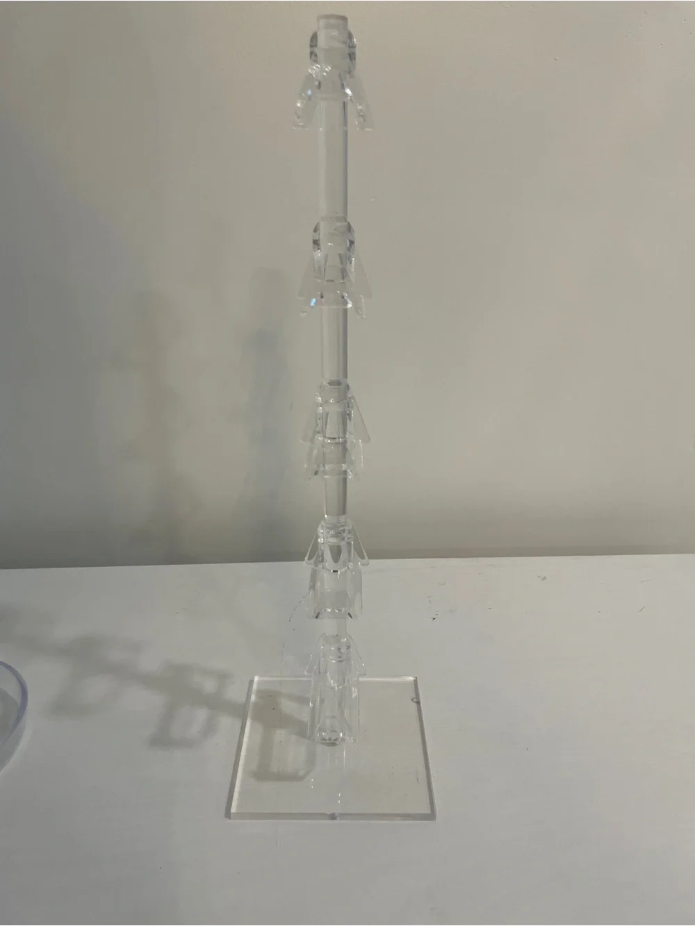 Acrylic Eyeglasses Display Stand 5 Glasses Readers Frame Sunglasses Holder Clear